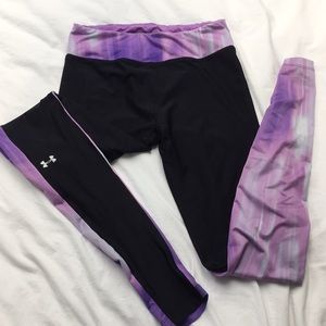 Patterned Under Armour compression leggings